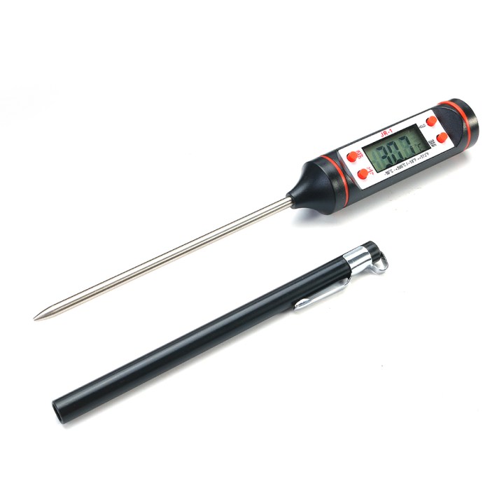 Probe foldaway thermometers